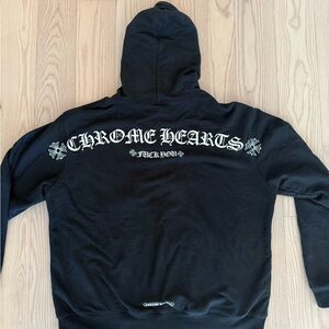 Chrome Hearts Black Fck You Hoodie RARE size L